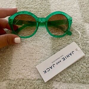 Janie and Jack Green Sunglasses